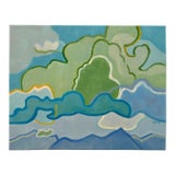“Arising Clouds” Oil on Linen by Nancy M. Vignola For Sale