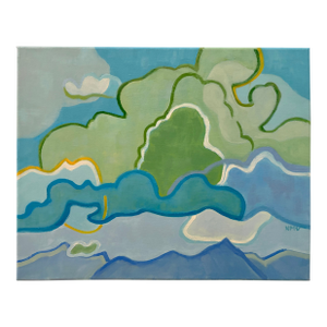 “Arising Clouds” Oil on Linen by Nancy M. Vignola -
