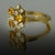 Keith Davis Yellow Sapphire Ring 18K RING 3 YSA=1.27 10 DIA=1.19