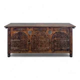 Renaissance Style Wood Sideboard For Sale