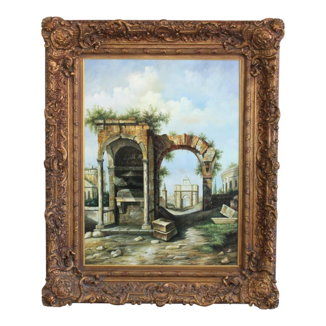 Oil Landscape Painting on Canvas For Sale