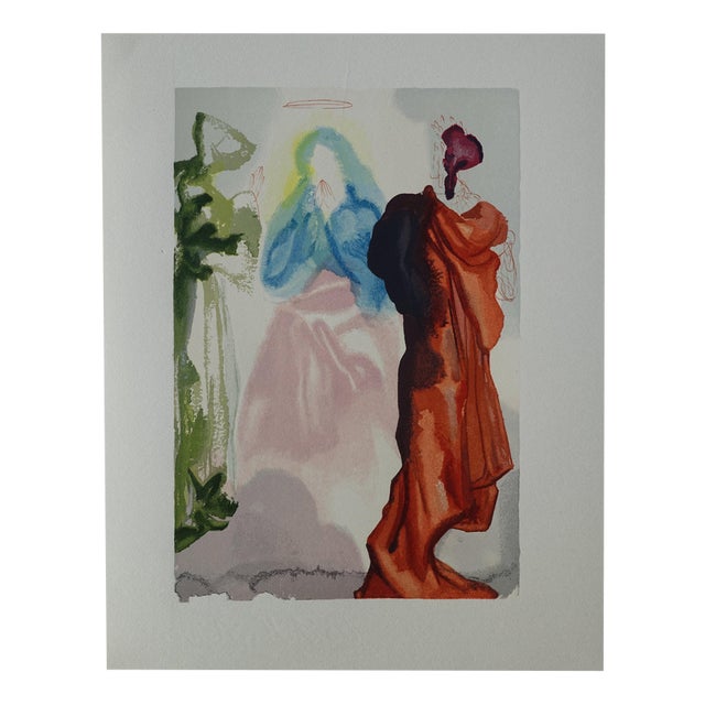 Salvador Dali, Saint Bernard's Prayer, Woodcut For Sale