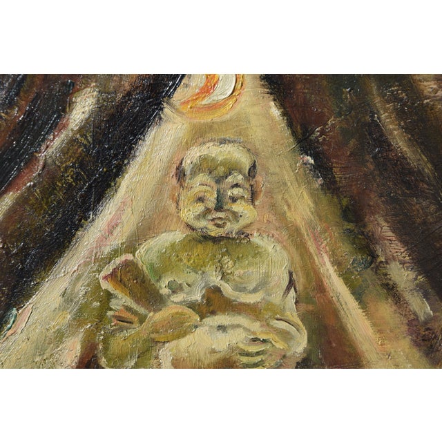 Hans Gerson, Asian Scene, 1920, Oil on Canvas For Sale - Image 7 of 13