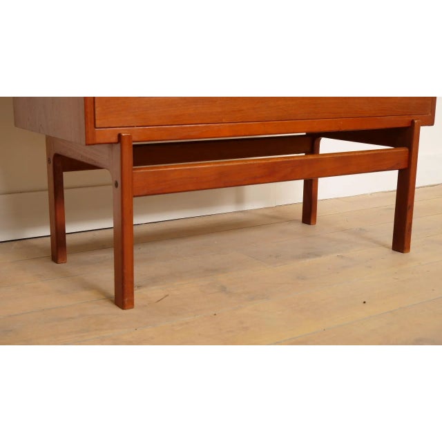 Wood Vintage Teak Secretaire by Arne Wahl Iversen For Sale - Image 7 of 18