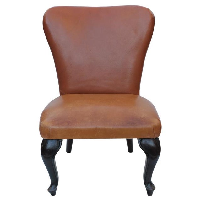 Leather Chair, 1940s For Sale - Image 10 of 10