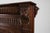 Antique Gothic French Oak Carved High Back Panel Bench, 1700s For Sale - Image 9 of 16