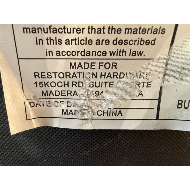 Restoration Hardware Lancaster Brompton Leather Sofa For Sale In San Francisco - Image 6 of 12