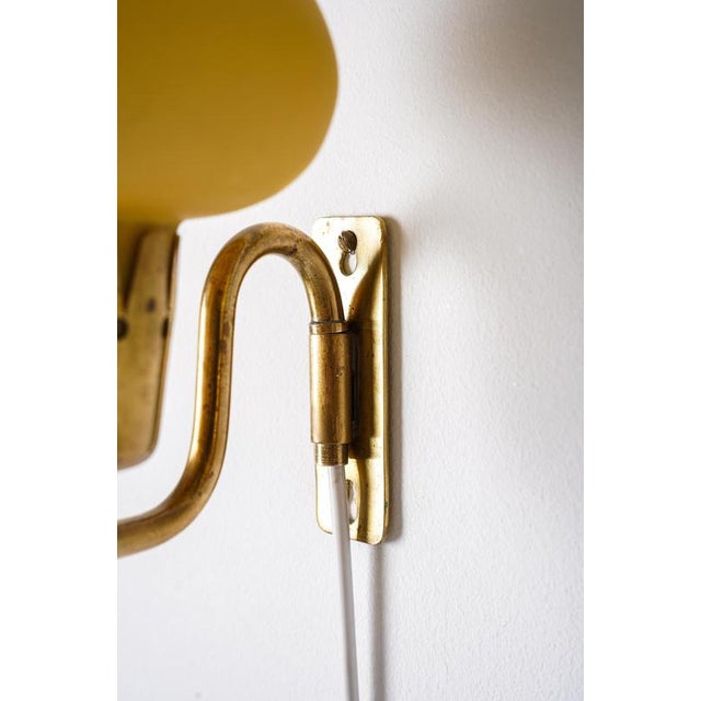 Cream Wall Lamps by Erik Tidstrand for Nordiska Kompaniet, Sweden, 1950s, Set of 2 For Sale - Image 8 of 16