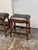 Ambella Home Collection Barley Twist Leather Stools, Pair For Sale - Image 10 of 12