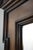 Brown Large Distressed Walnut Beveled Glass Pier Mirror For Sale - Image 8 of 10