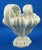 Baroque Antique Cerulean Ceramic Centerpiece Vase, 1890s For Sale - Image 3 of 18
