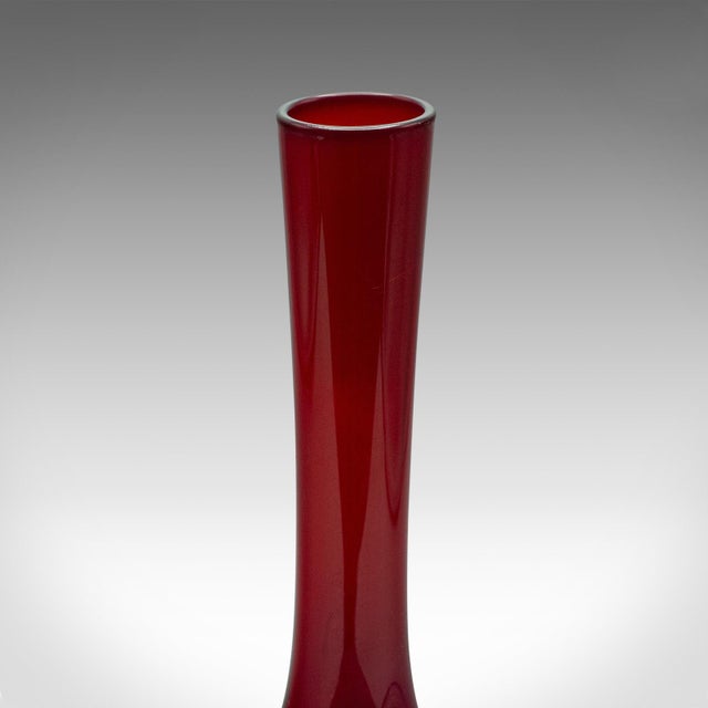 1960's Vintage Narrow Stem Vase For Sale - Image 9 of 10