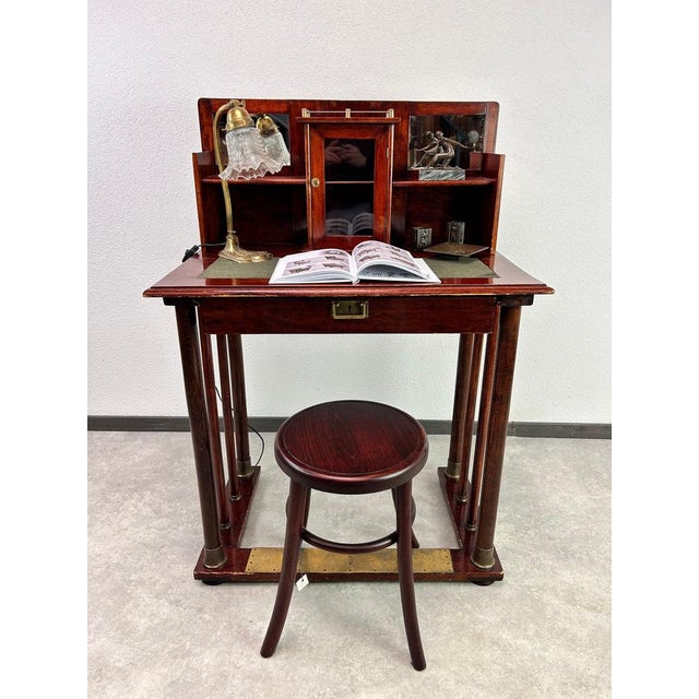 Small Secession Writing Table, 1890s For Sale - Image 4 of 13