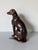 Metal Vintage Life-Size Bronze Sitting Dog Sculpture For Sale - Image 7 of 12
