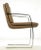 Pace Chrome and Mocha Leather Cantilevered Armchairs - a Pair For Sale In Chicago - Image 6 of 8