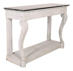 French Marble Topped Console Table