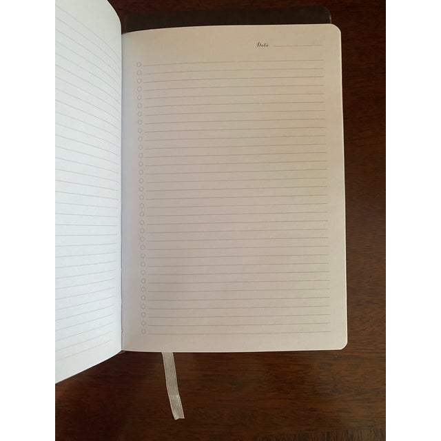 Set of 2 Faux Leather Brown Journals For Sale - Image 4 of 4