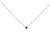 Crafted with the utmost precision, this enchanting necklace, shimmering in .925 sterling silver, elegantly carries lab-...