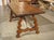 A 1900s Spanish Library Table Desk With Iron Stretchers, Shallow Frieze Drawers For Sale - Image 11 of 18