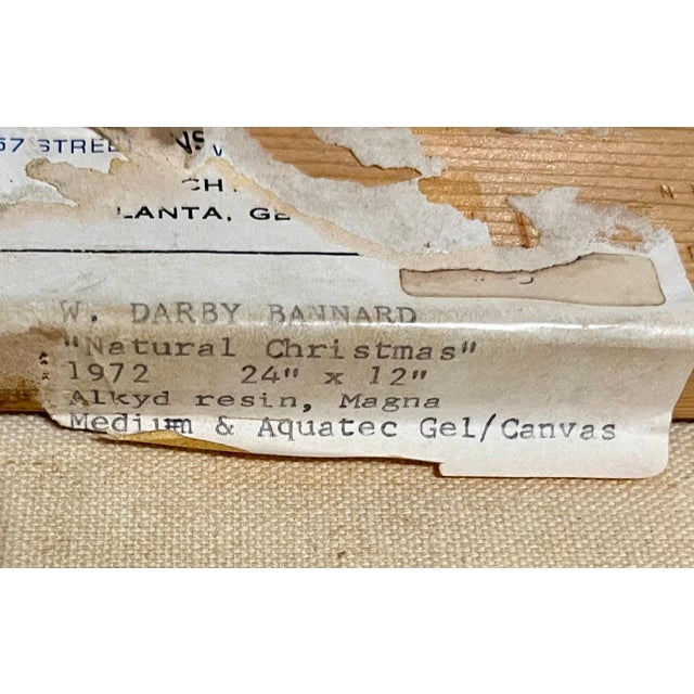 1970s Walter Darby Bannard, 1972 Abstract "Natural Christmas" Alkyd Resin Painting Walter Darby Bannard, 1972 For Sale - Image 5 of 13