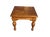 Late 20th Century Vintage Broyhill Tuscan Neoclassical End Table – Solid Wood Square Side Table With Fluted Turned Legs & Four-Way Matched Top For Sale - Image 5 of 11