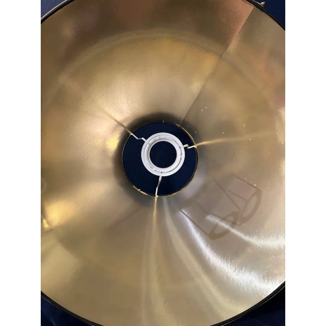 1960s Georgian Tole Lamp With Shade For Sale - Image 11 of 11