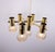Large Sciolari Brass Chandelier, Germany, 1960s For Sale - Image 4 of 12