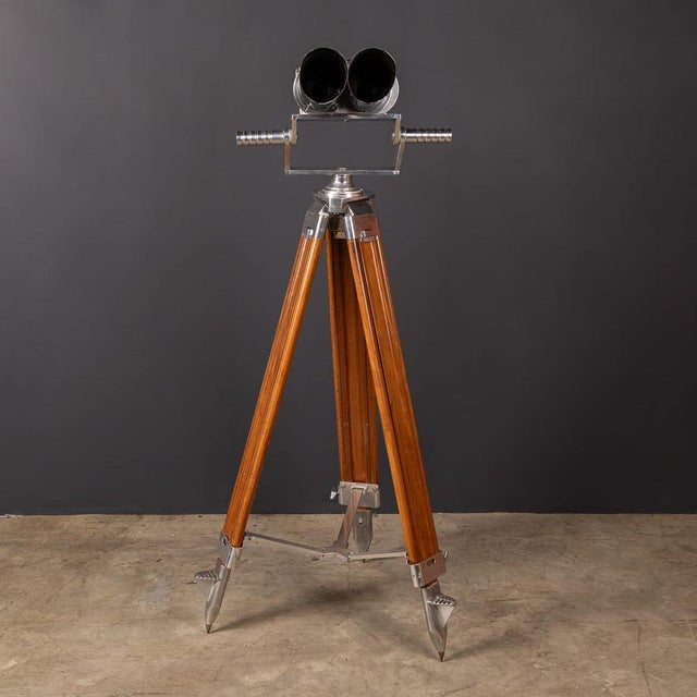 1940s Vintage German Anti-Aircraft Binoculars by Joseph Schneider, 1940s For Sale - Image 5 of 18
