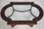 Neoclassical John Widdicomb Neoclassical Glass Top Coffee Table For Sale - Image 3 of 14