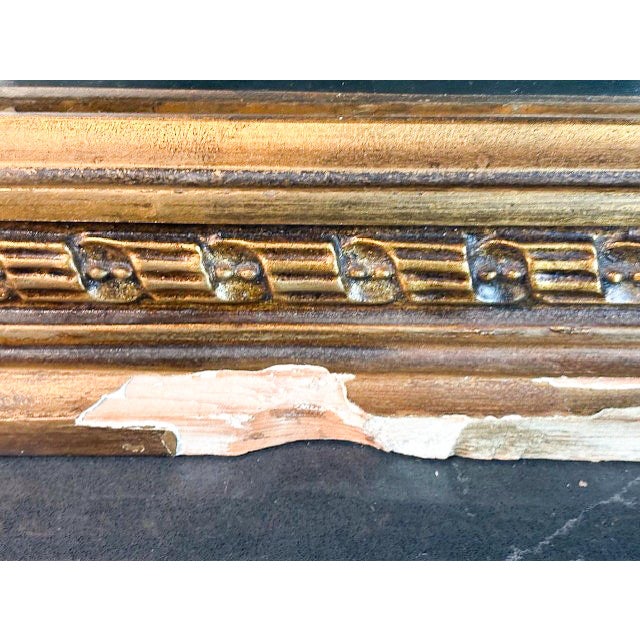 Wood Early 20th Century Large Scale Napoleon III Style Mirror For Sale - Image 7 of 8