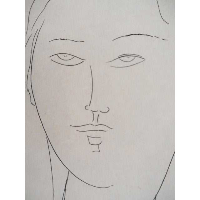 Amedeo Modigliani, Woman's Face, Engraving For Sale - Image 6 of 7