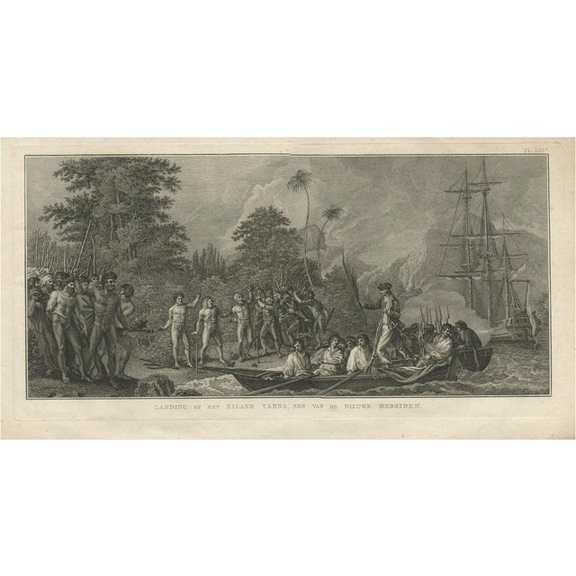 Cook, Landing at Tanna Island, 1803, Paper For Sale