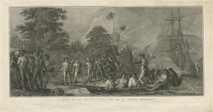 Cook, Landing at Tanna Island, 1803, Paper
