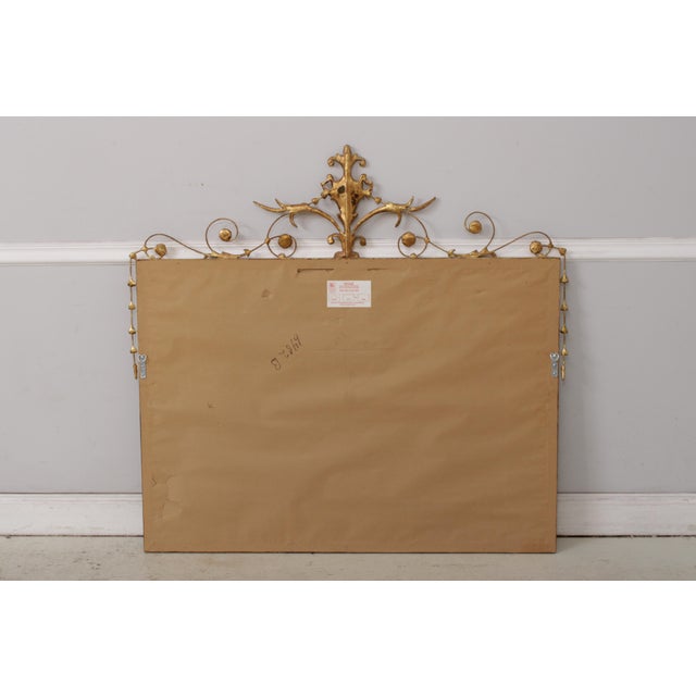 Friedman Brothers Gilt Gold Horizontal Wall Mirror For Sale - Image 16 of 17
