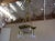 Metal Victorian Brass and Frosted Cut Crystal Chandelier For Sale - Image 7 of 11