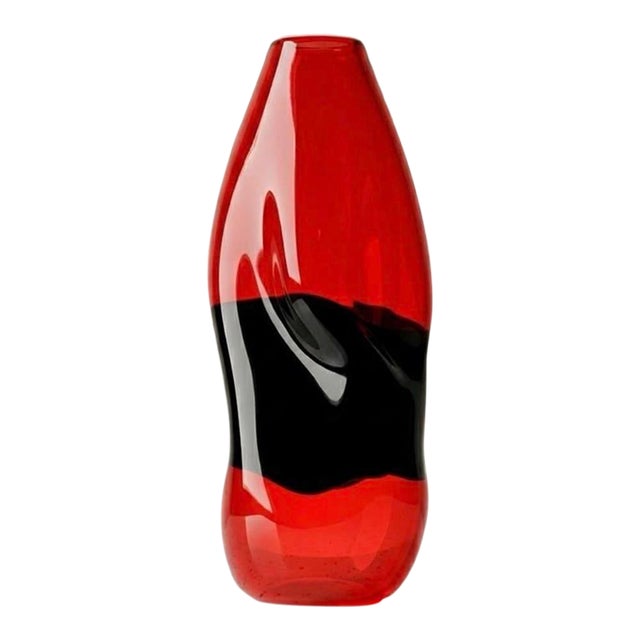 Large Carlo Nason for v. Nason & C. "Fiapi" Murano Glass Incalmo Vase For Sale