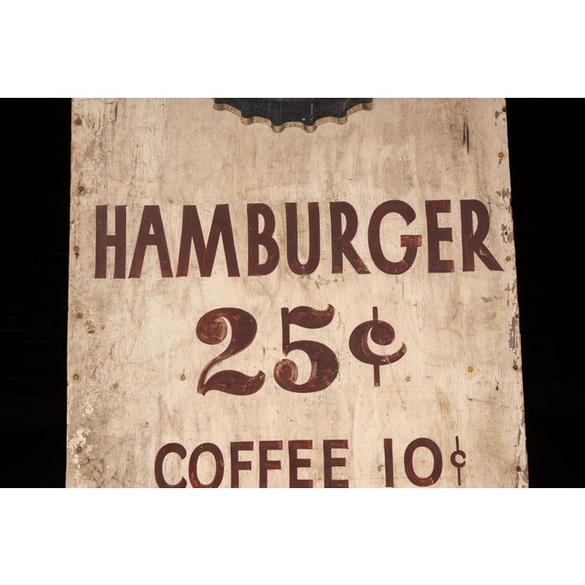 American Vintage Pepsi-Cola Diner Menu Board Sign For Sale - Image 3 of 10