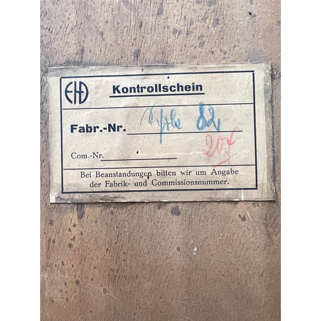 1920s Art Deco German Wall Cabinet by Ernst Hilker Detmold, 1920s For Sale - Image 5 of 15