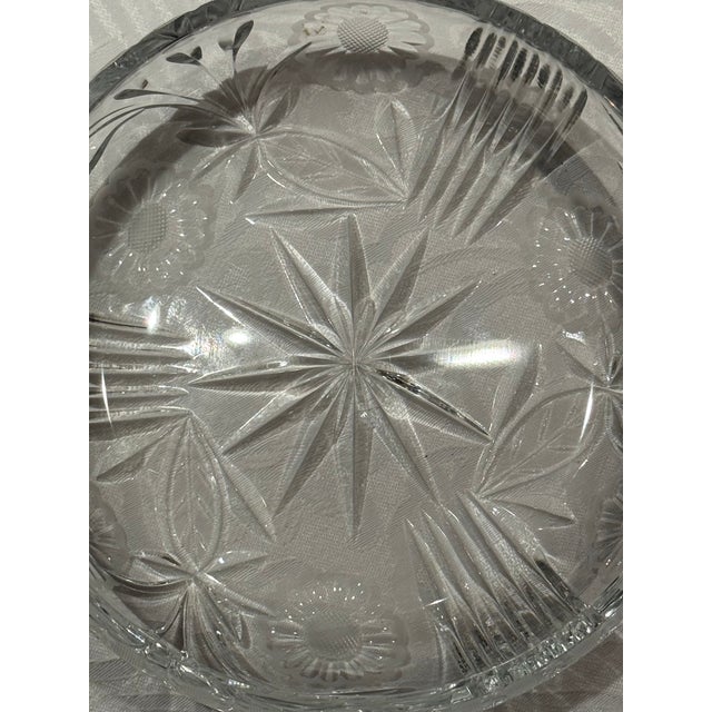 Late 19th Century Late 19th Century American Brilliant Period Cut Crystal Candy Bowls - a Pair For Sale - Image 5 of 10
