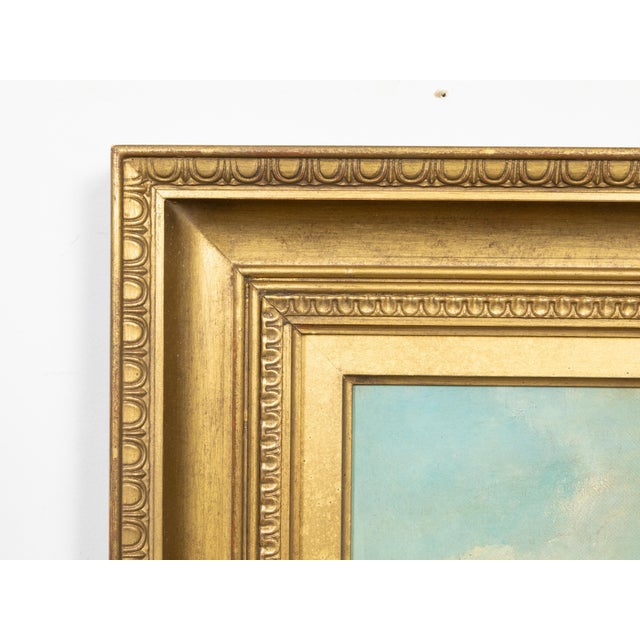 English Oil on Canvas Painting Depicting a Bloodhound Dog, Signed and Dated For Sale - Image 9 of 12
