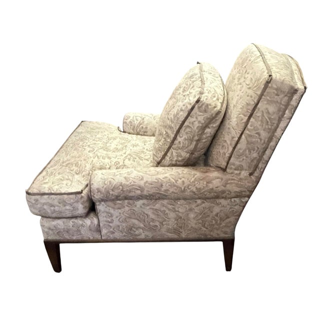 Nancy Corzine Roll Arm Upholstered Club Chair. This listing is for one chair, but we actually have two available.