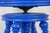 Blue Antique Victorian H Holtzman & Sons Blue Piano Stool Glass Ball & Claw 19" For Sale - Image 8 of 18