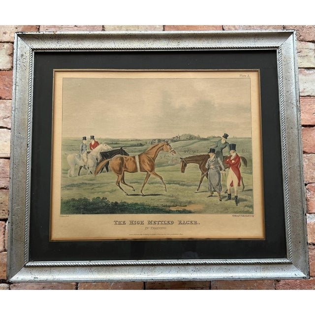 Early 19th Century Early 19th Century Henry Alken “The High Mettled Racer” Equestrian Prints, Set of 3 For Sale - Image 5 of 10