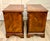 Pair of Mid-Century Georgian Revival Burr Walnut Bachelor's Chests Nightstands For Sale - Image 11 of 18