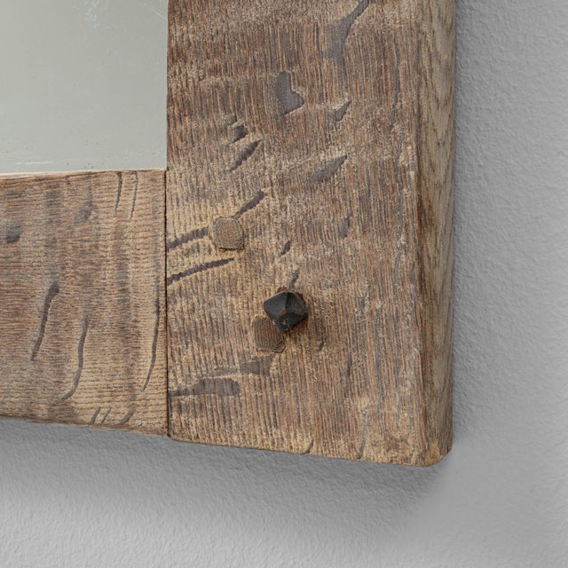 Brown 20th Century French Oak Mirror For Sale - Image 8 of 18