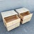 Mid 20th Century Boho Chic Cream Washed Rattan Nighstands - A Pair For Sale - Image 5 of 9