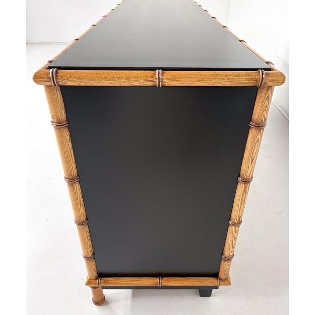 Mid-Century Bamboo Sideboard, Italy, 1960s For Sale - Image 9 of 11
