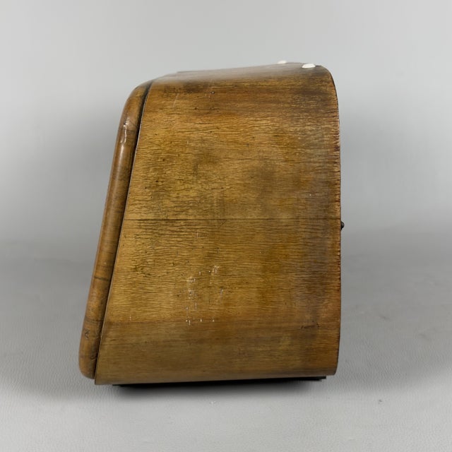 Vintage Wooden Radio, 1940 For Sale - Image 5 of 13