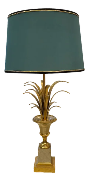 Medici Cup Gold Lamp from Maison Charles, 1950s