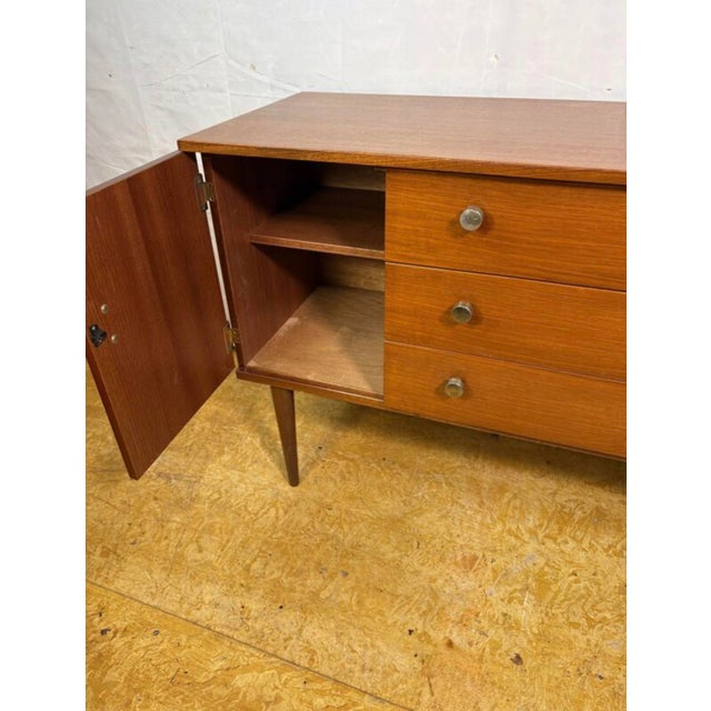 1960s Small Mid-Century Modern Teak Sideboard from Schreiber, 1960 For Sale - Image 5 of 11